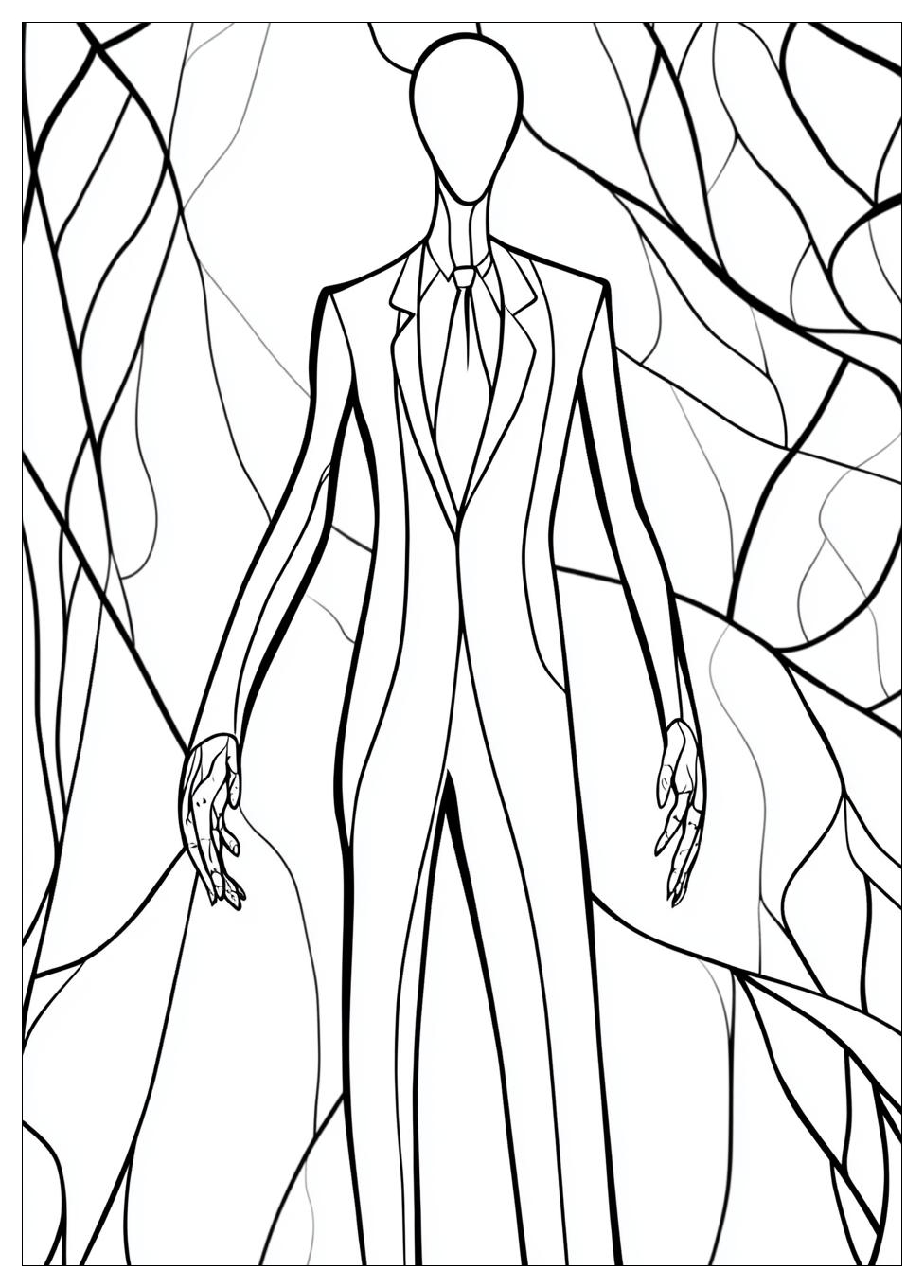 Disegni Slenderman Da Colorare 10