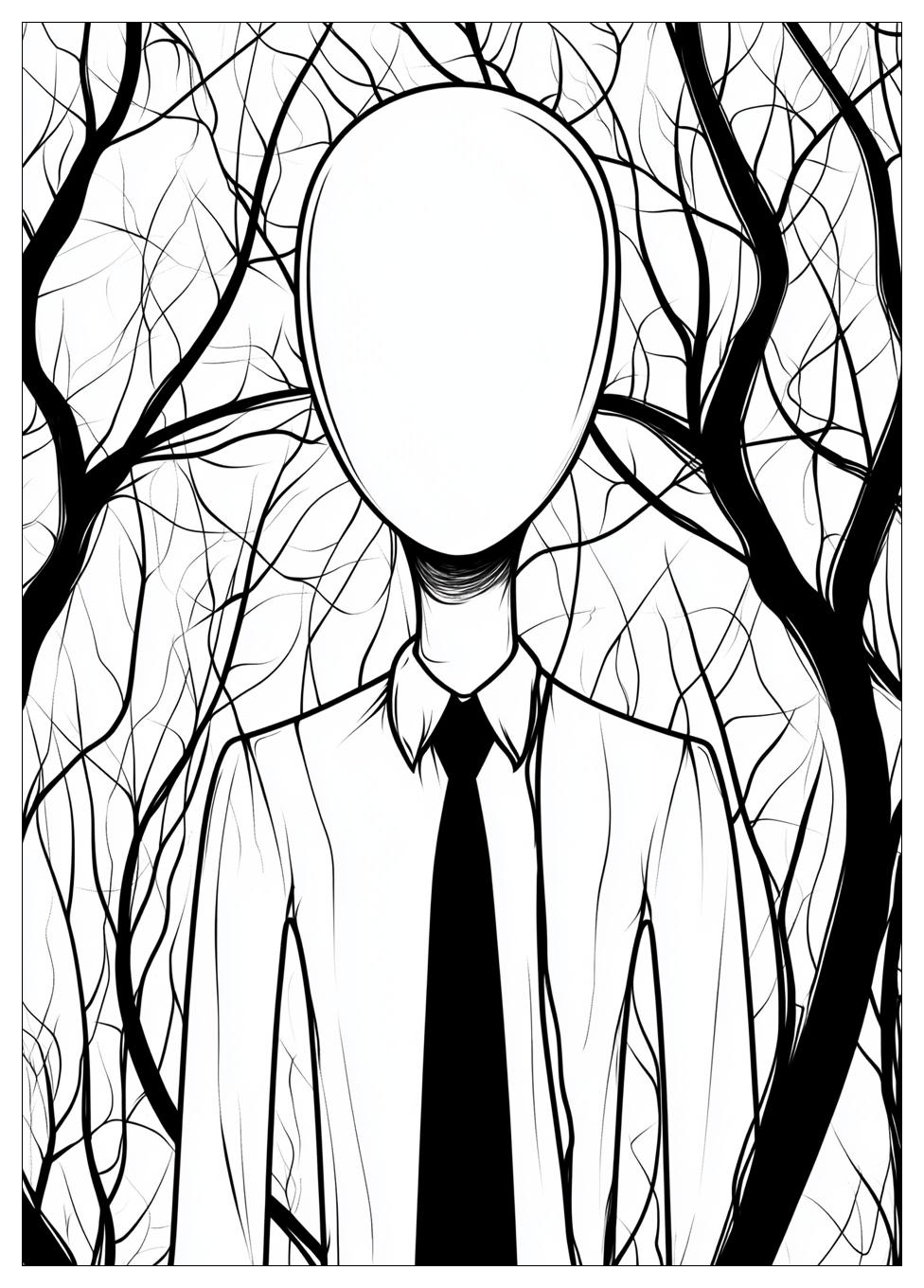 Disegni Slenderman Da Colorare 13