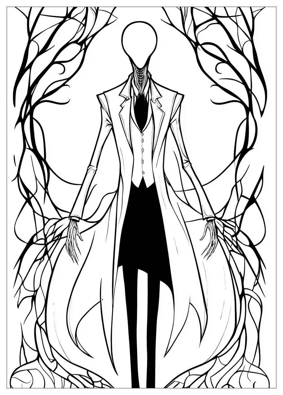 Disegni Slenderman Da Colorare 14