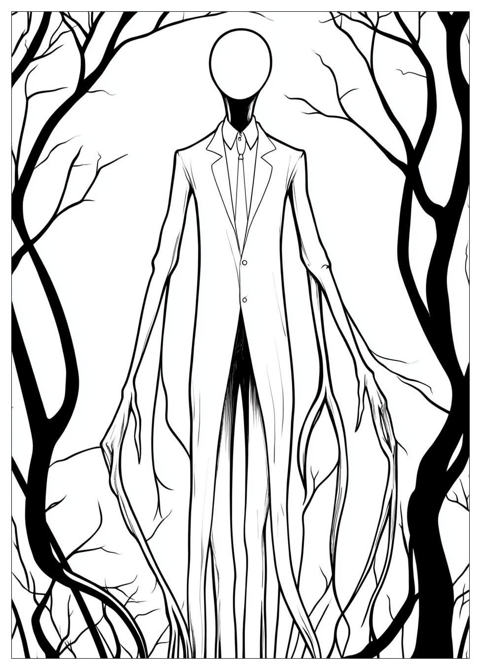 Disegni Slenderman Da Colorare 15