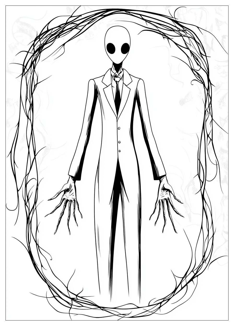 Disegni Slenderman Da Colorare 16