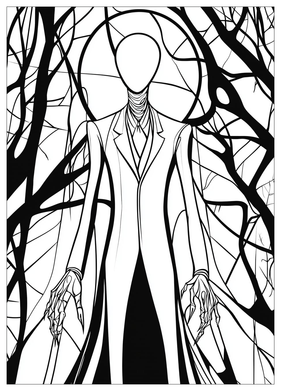 Disegni Slenderman Da Colorare 19