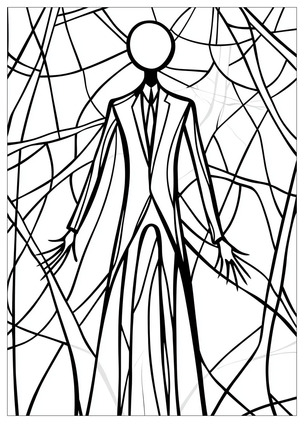 Disegni Slenderman Da Colorare 2