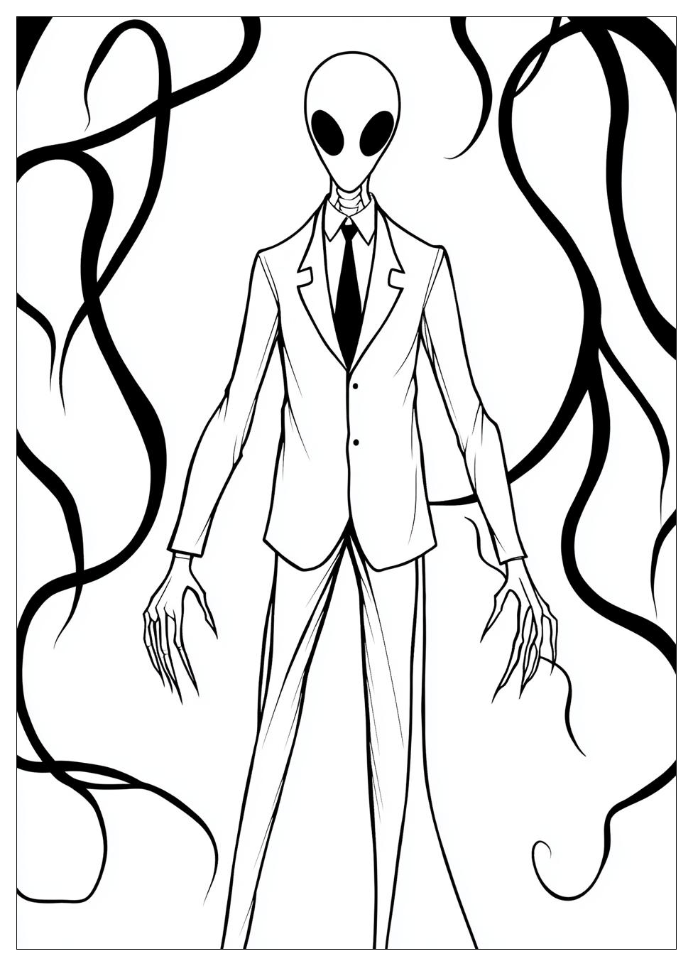 Disegni Slenderman Da Colorare 20