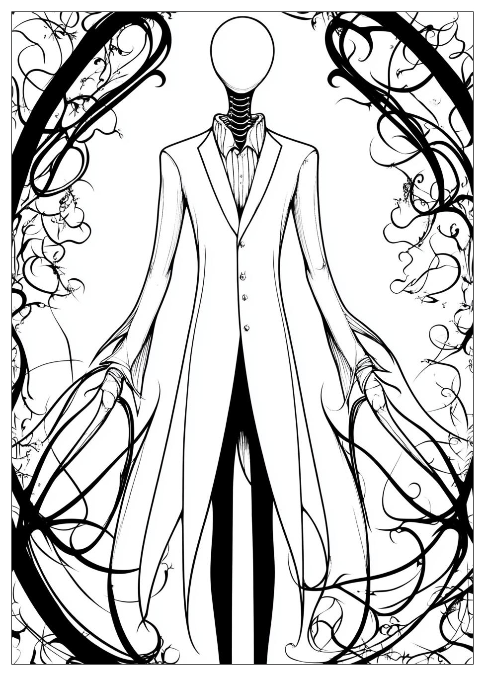 Disegni Slenderman Da Colorare 21