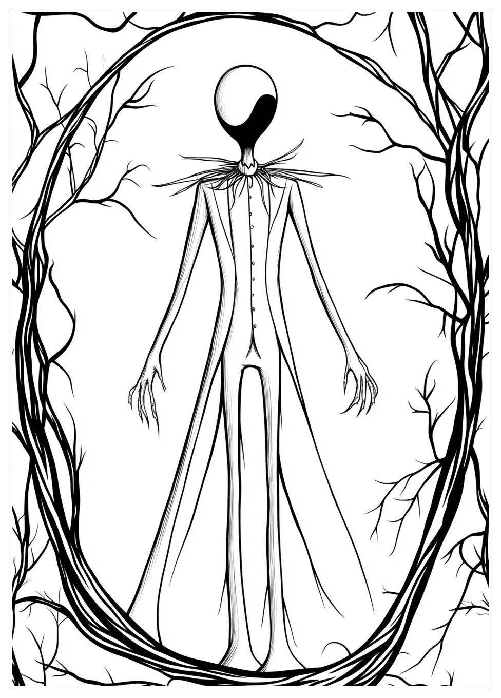 Disegni Slenderman Da Colorare 22