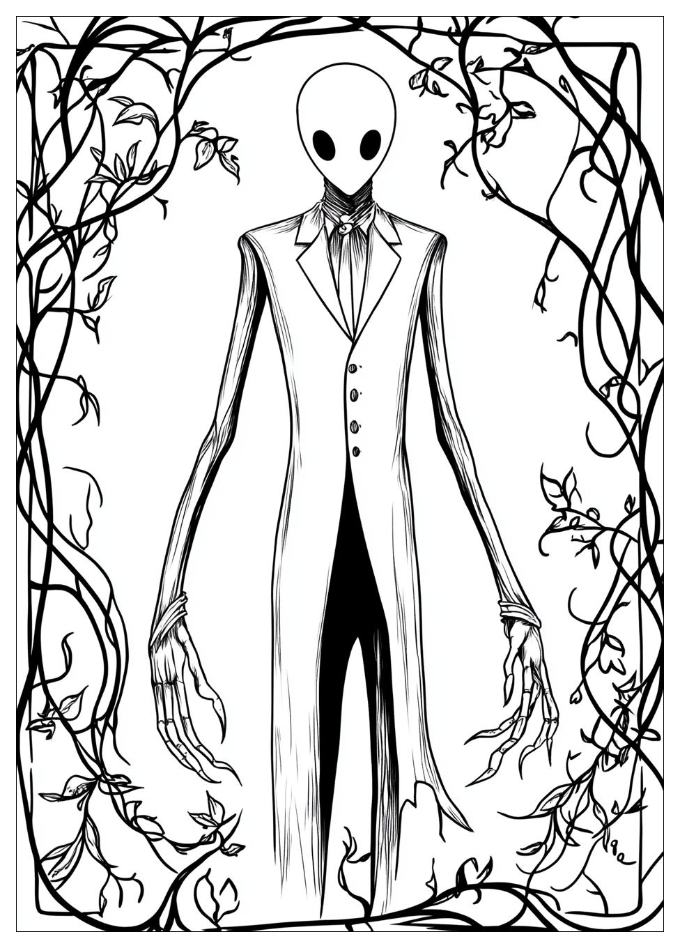 Disegni Slenderman Da Colorare 23