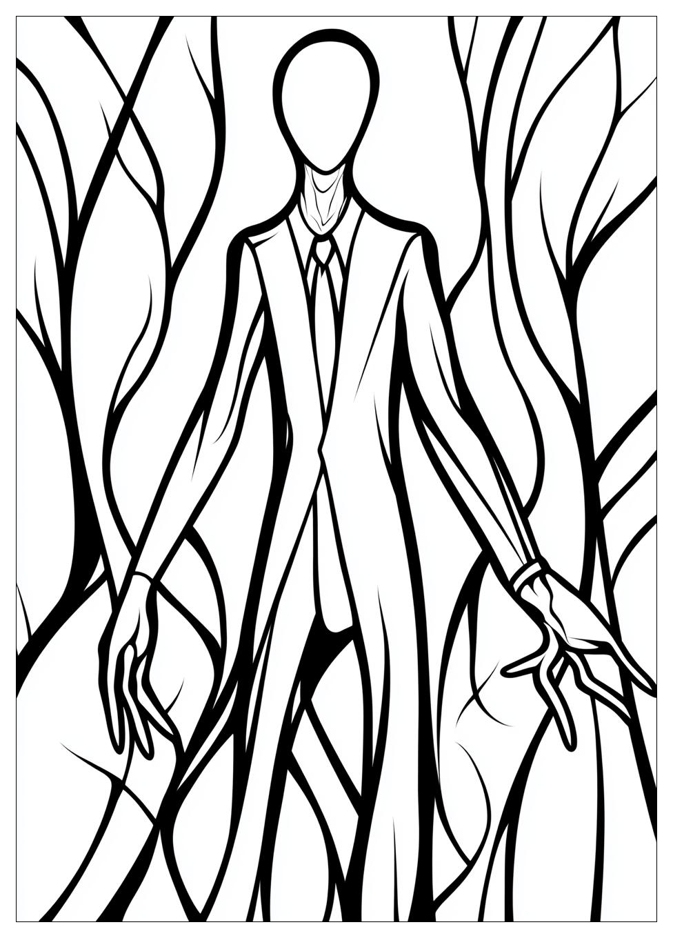 Disegni Slenderman Da Colorare 3