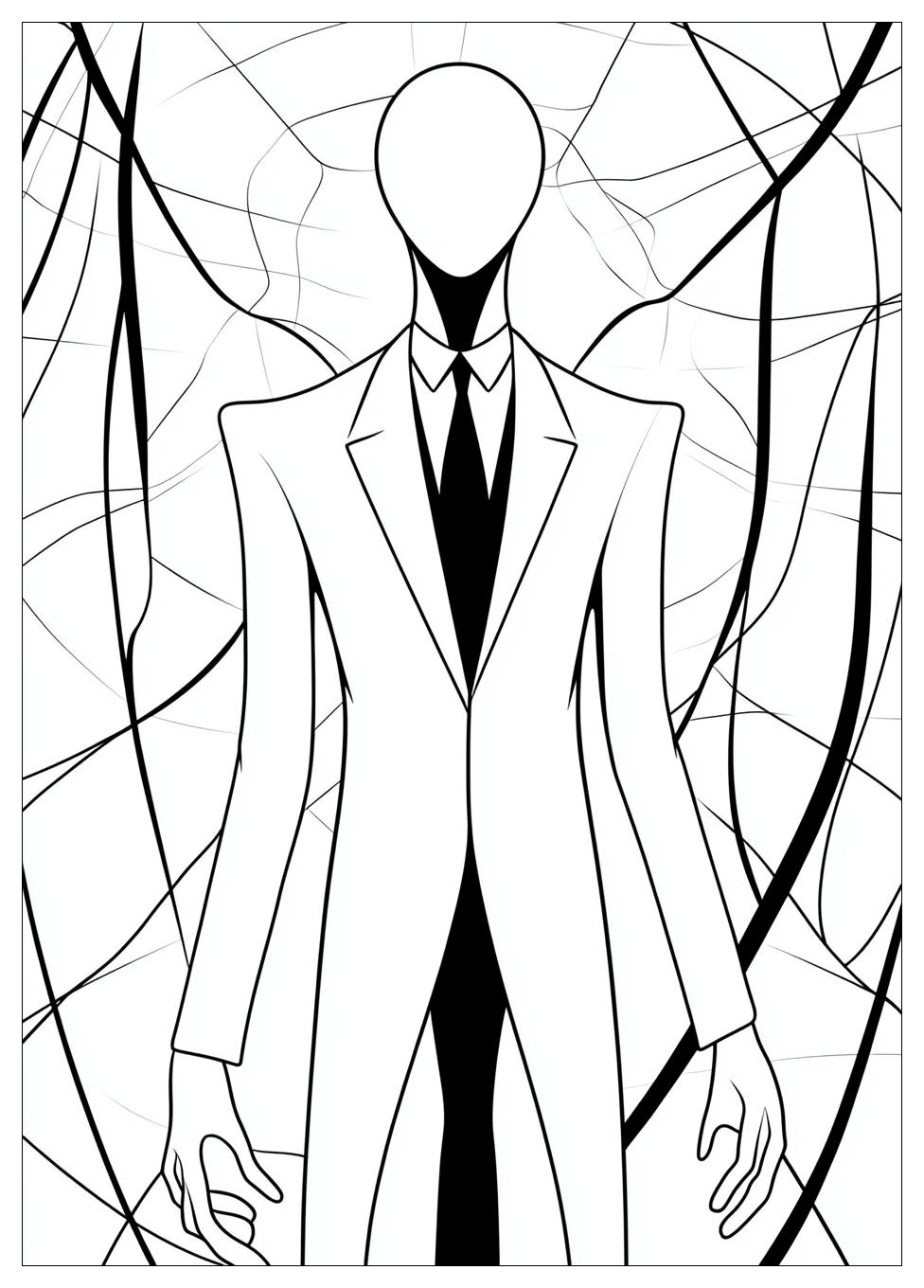 Disegni Slenderman Da Colorare 4