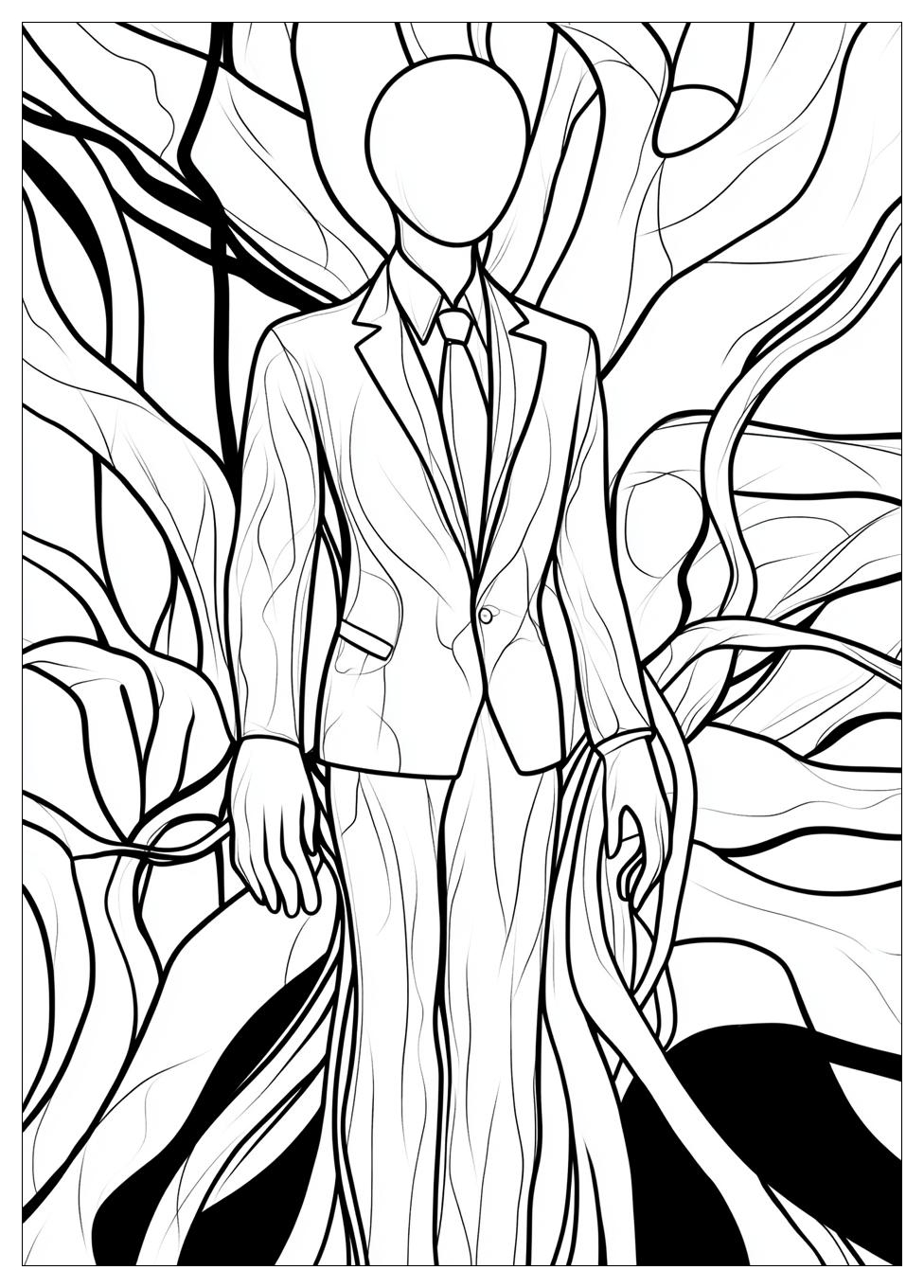 Disegni Slenderman Da Colorare 6