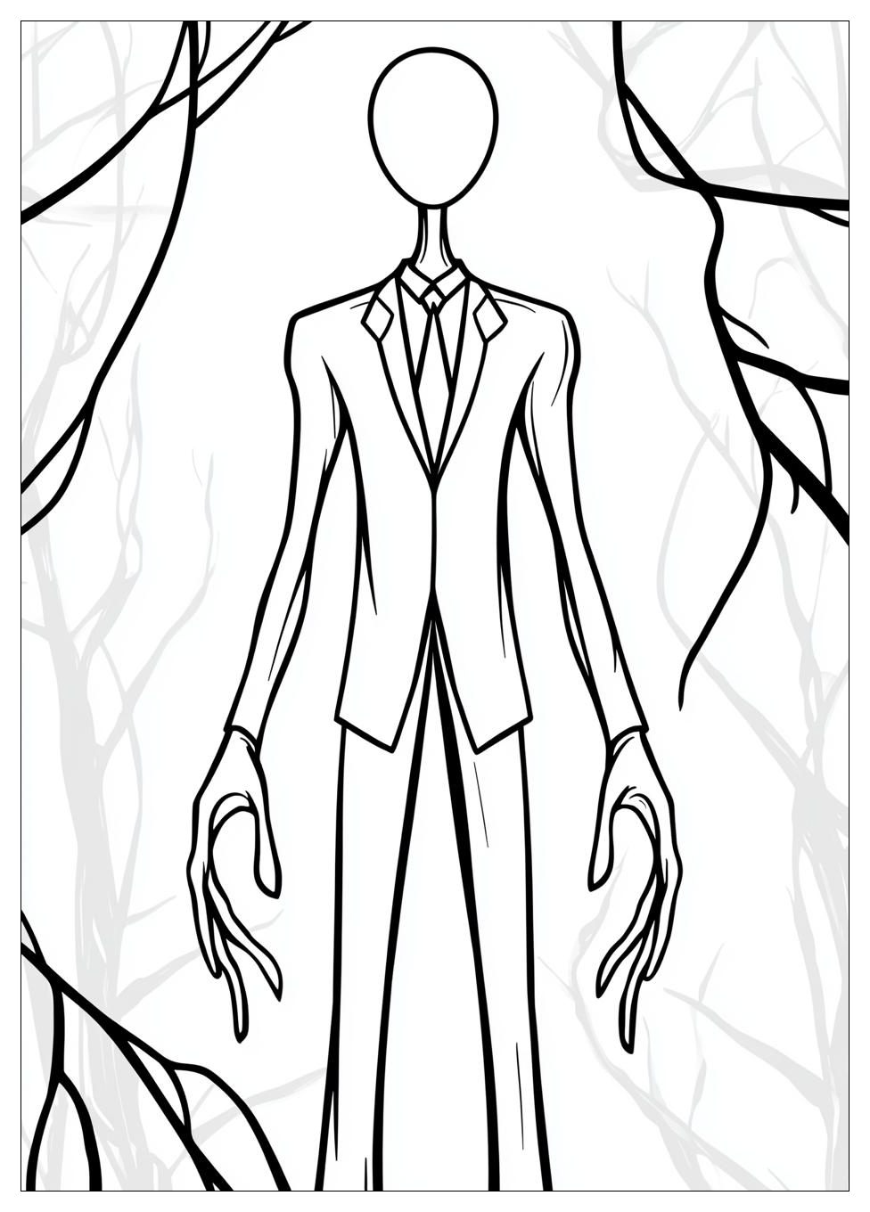 Disegni Slenderman Da Colorare 7