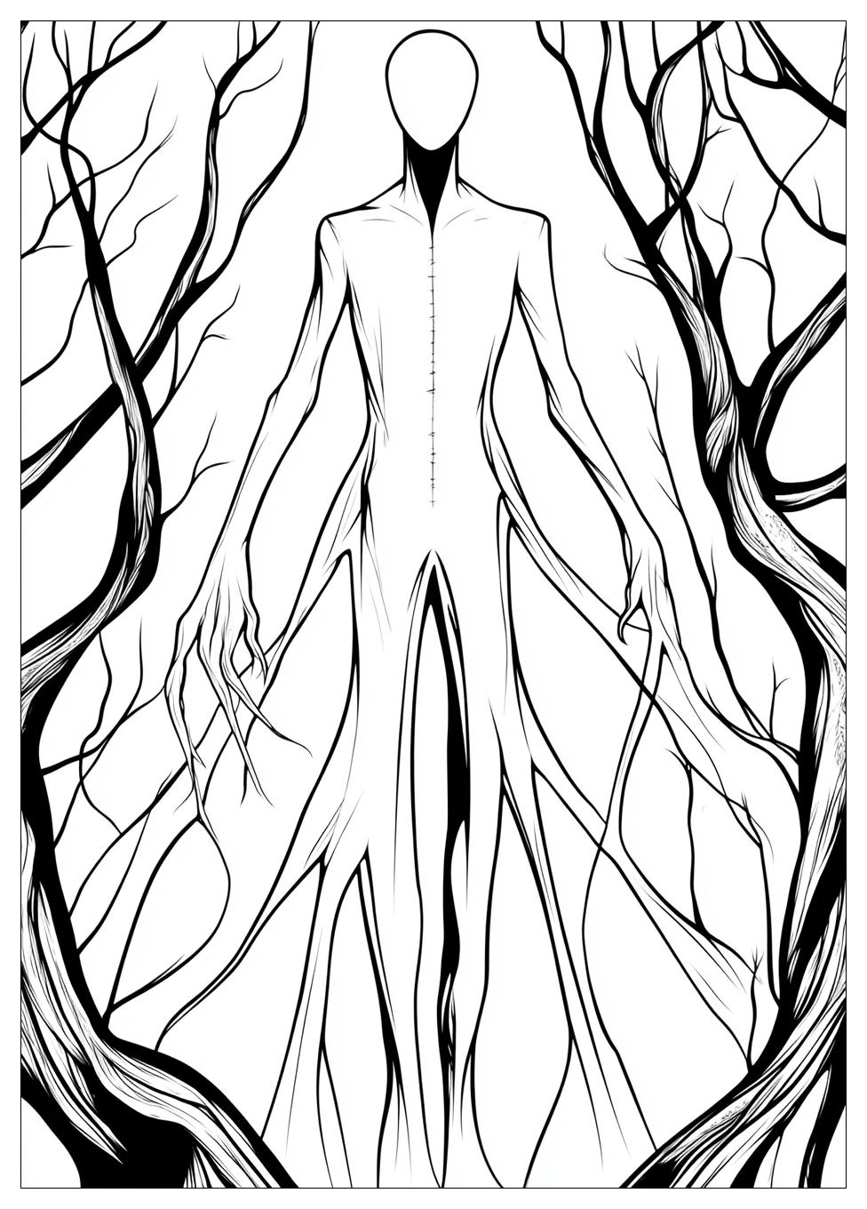 Disegni Slenderman Da Colorare 8