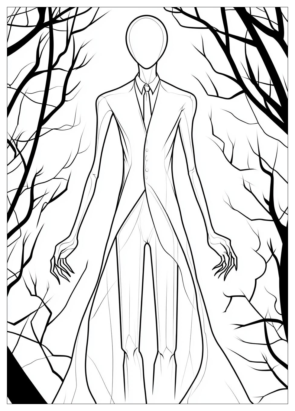 Disegni Slenderman Da Colorare 9