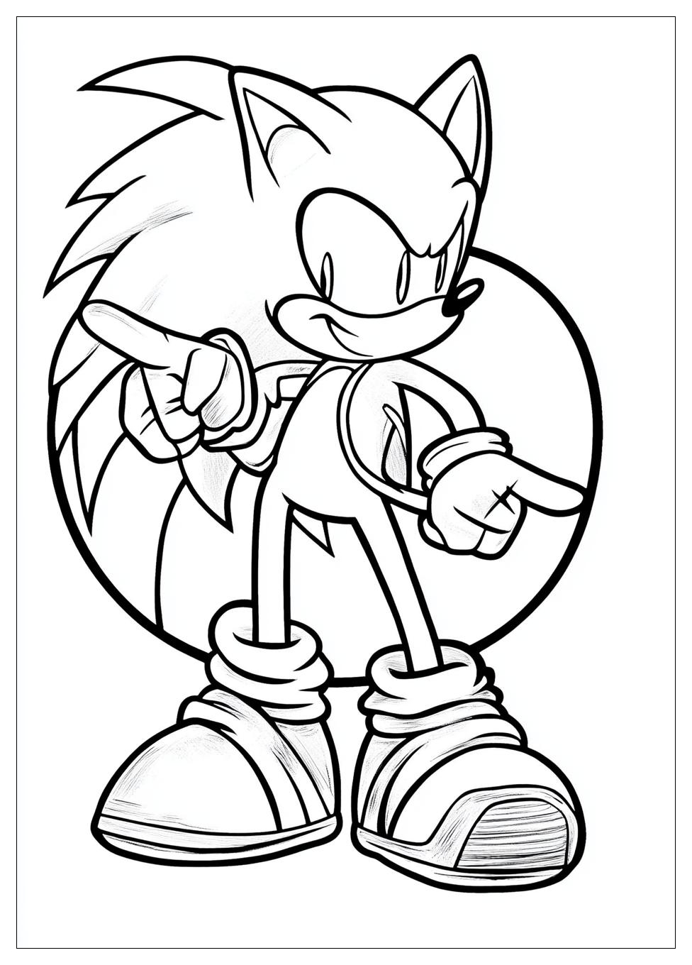 Disegni Sonic Da Colorare 13