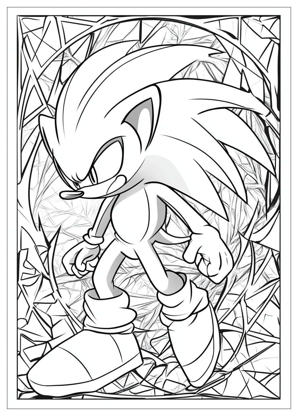 Disegni Sonic Da Colorare 16