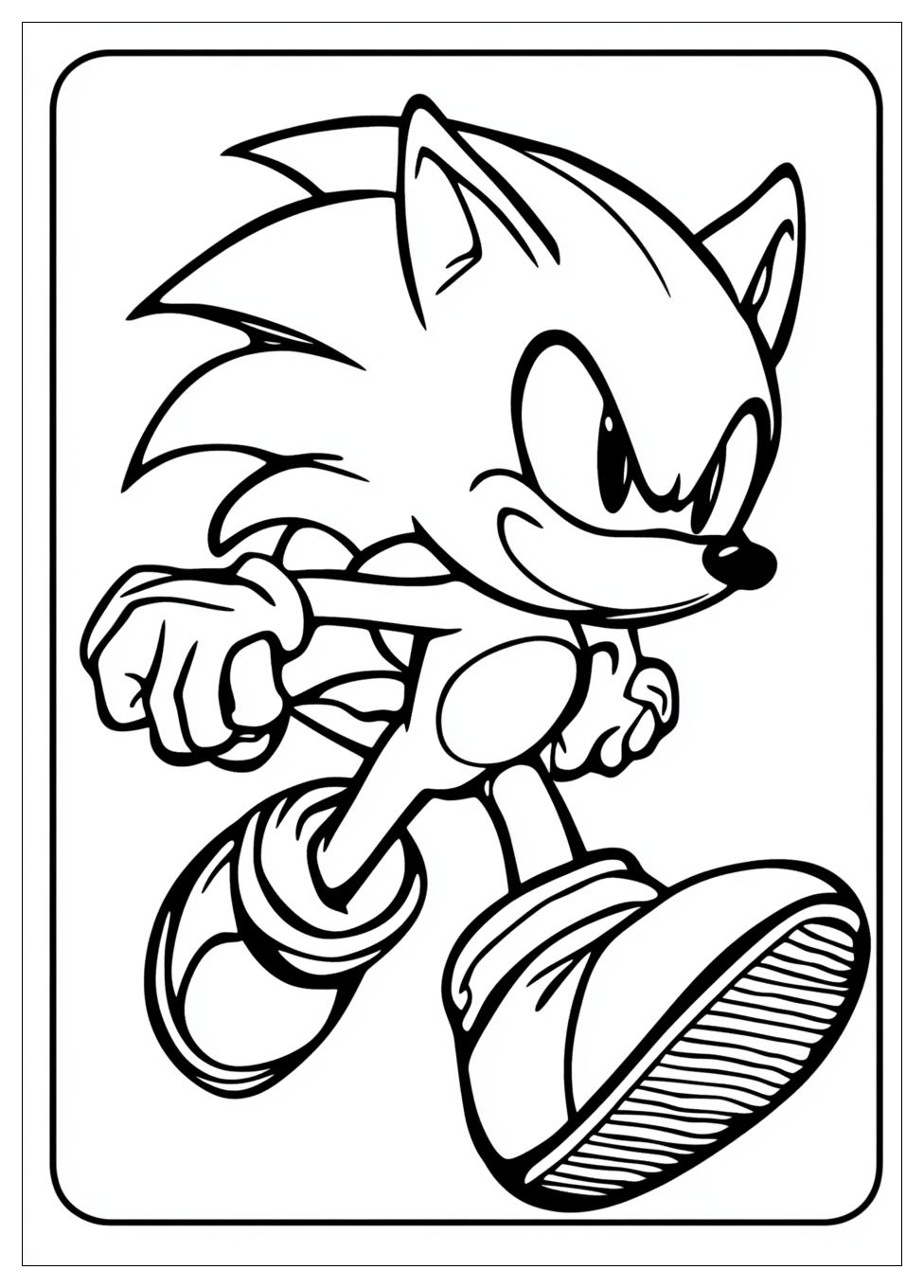 Disegni Sonic Da Colorare 17