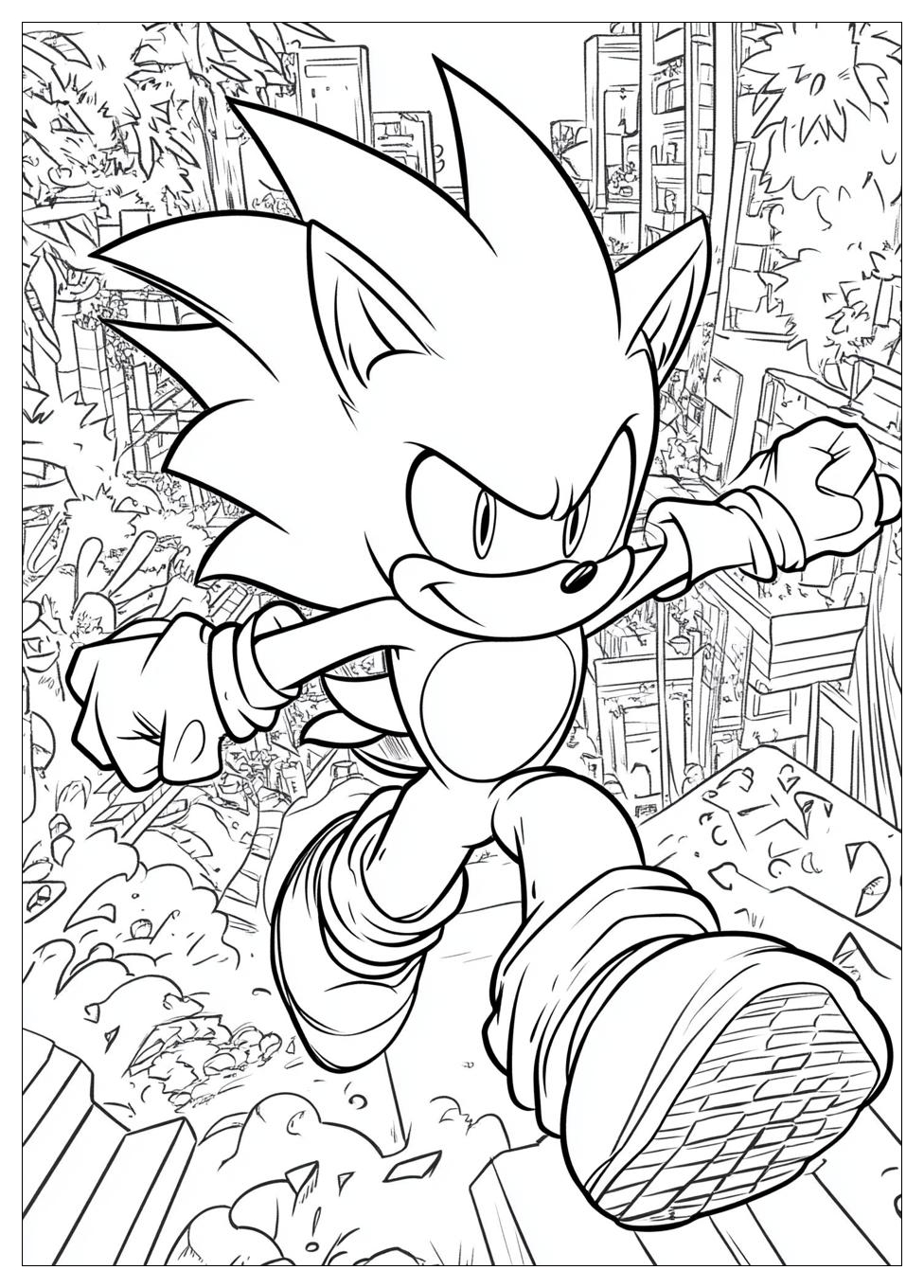 Disegni Sonic Da Colorare 21