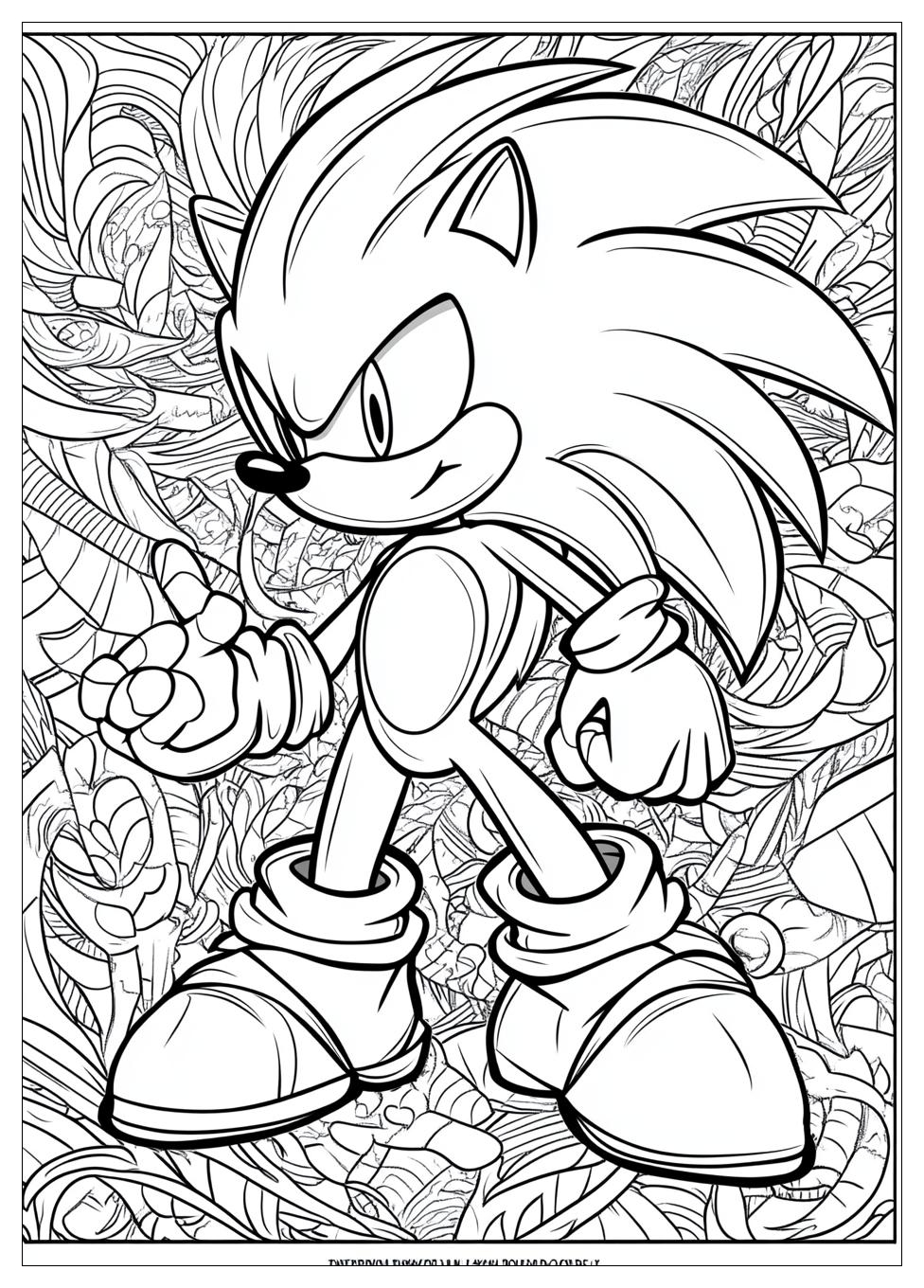 Disegni Sonic Da Colorare 23