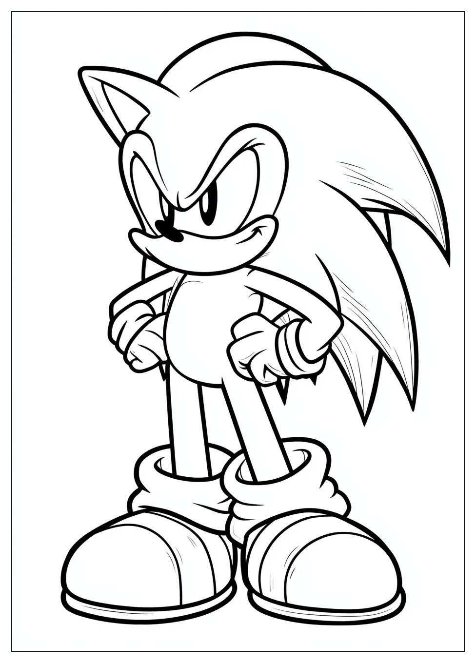 Disegni Sonic Da Colorare 5