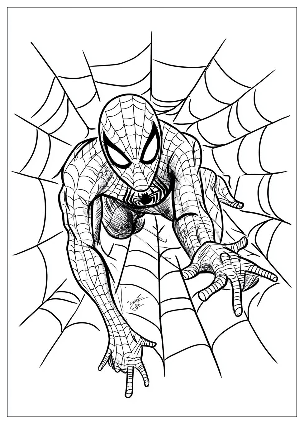 Disegni Spiderman Da Colorare 8