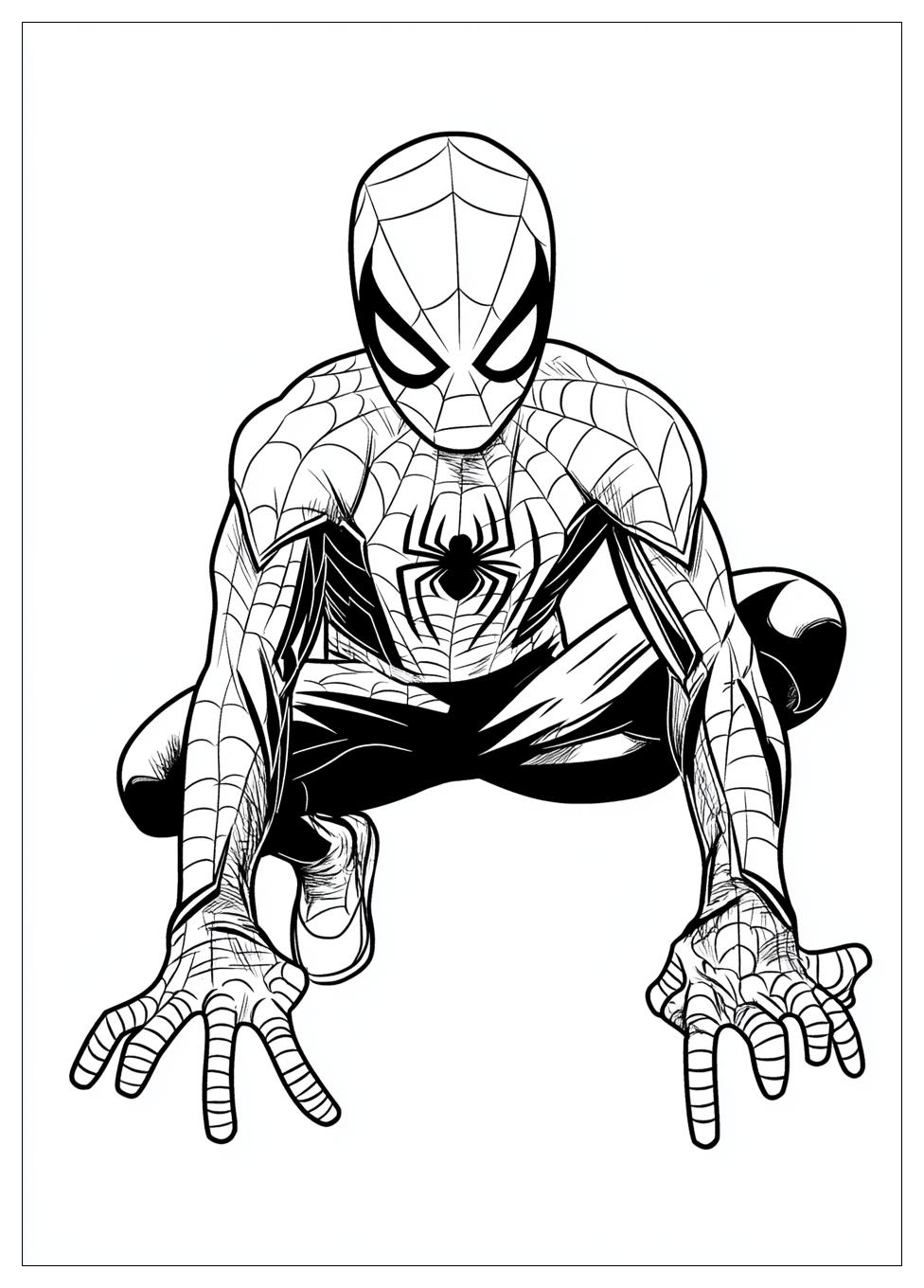 Disegni Spidey Da Colorare 1