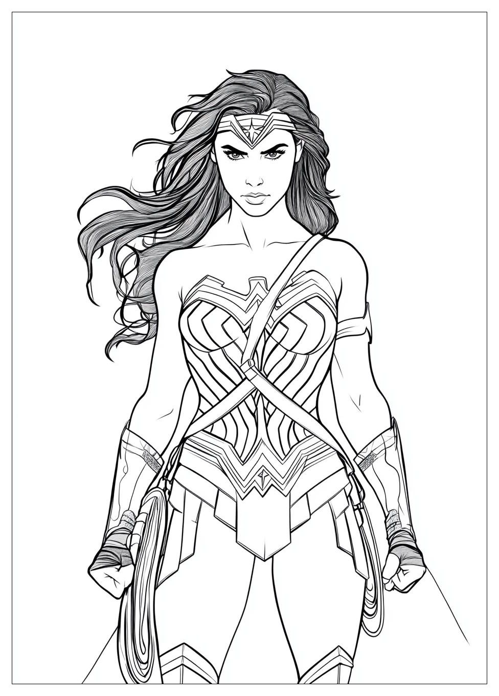 Disegni Wonder Woman Da Colorare 1