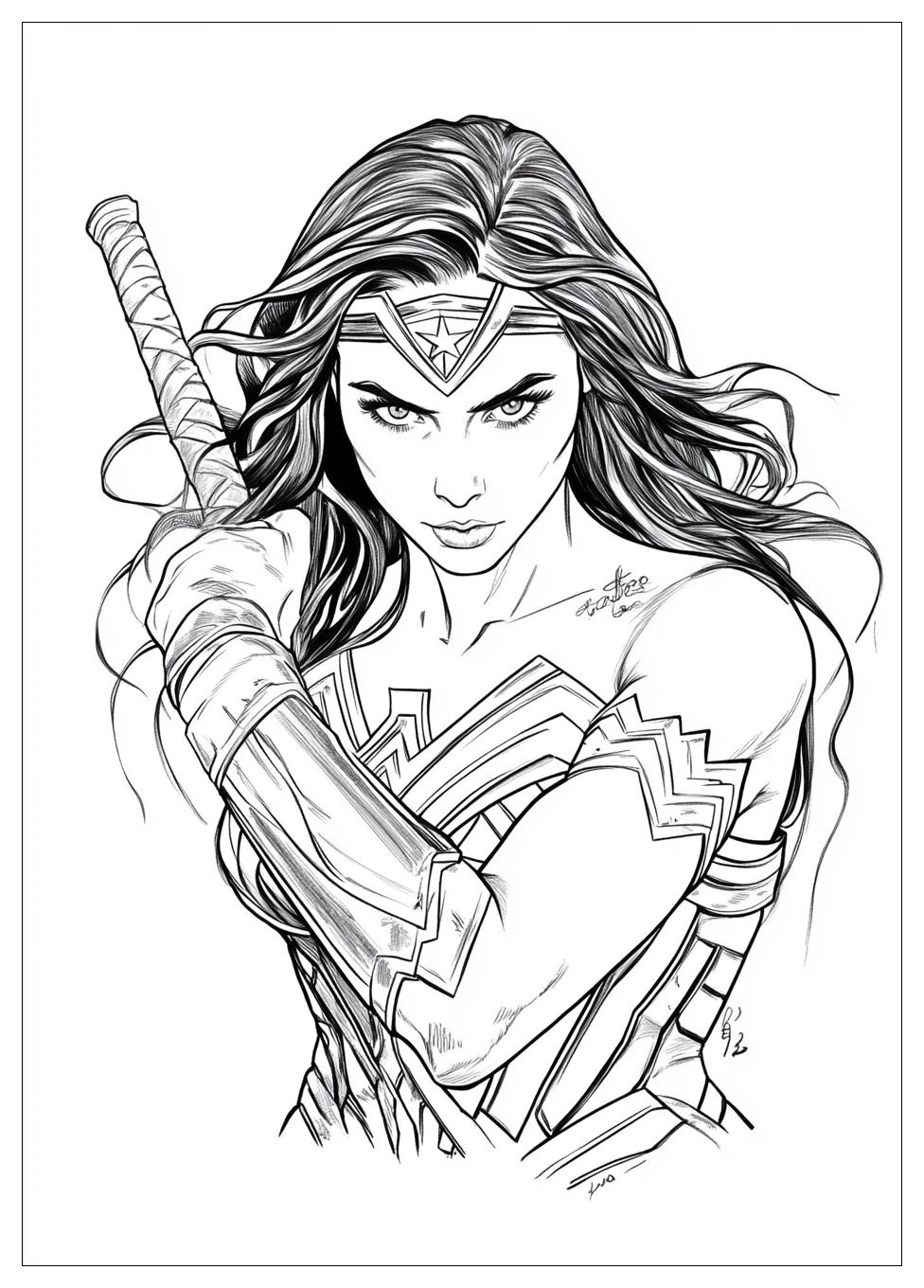 Disegni Wonder Woman Da Colorare 11