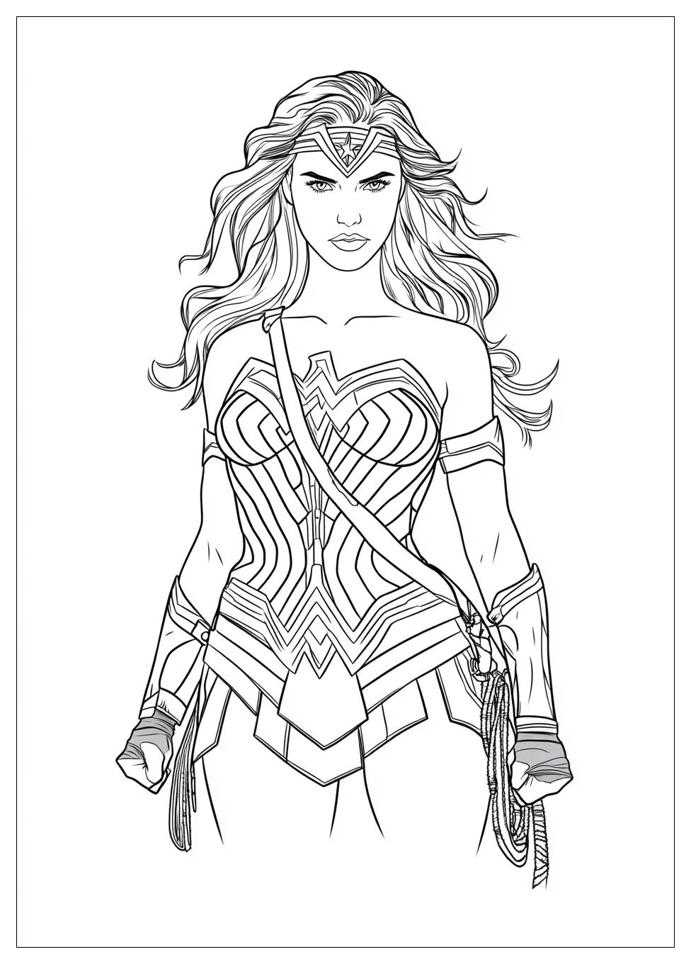 Disegni Wonder Woman Da Colorare 12