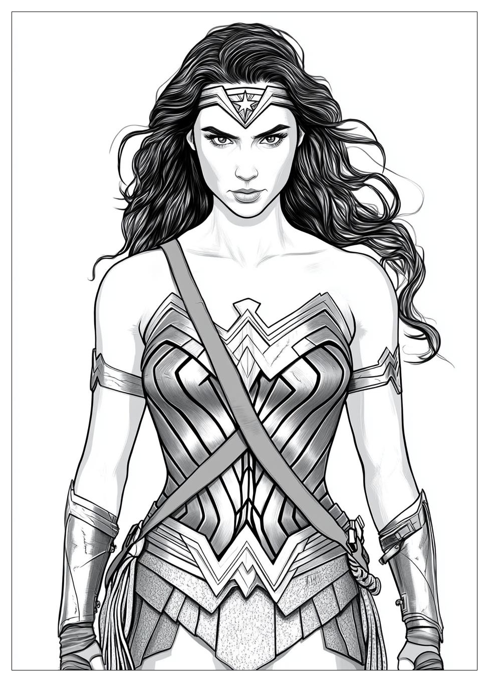 Disegni Wonder Woman Da Colorare 14