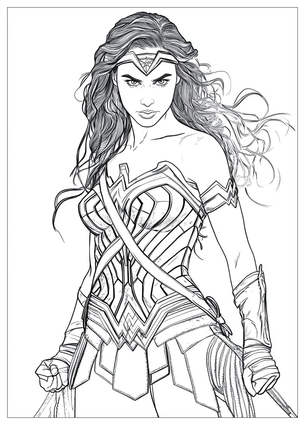 Disegni Wonder Woman Da Colorare 15