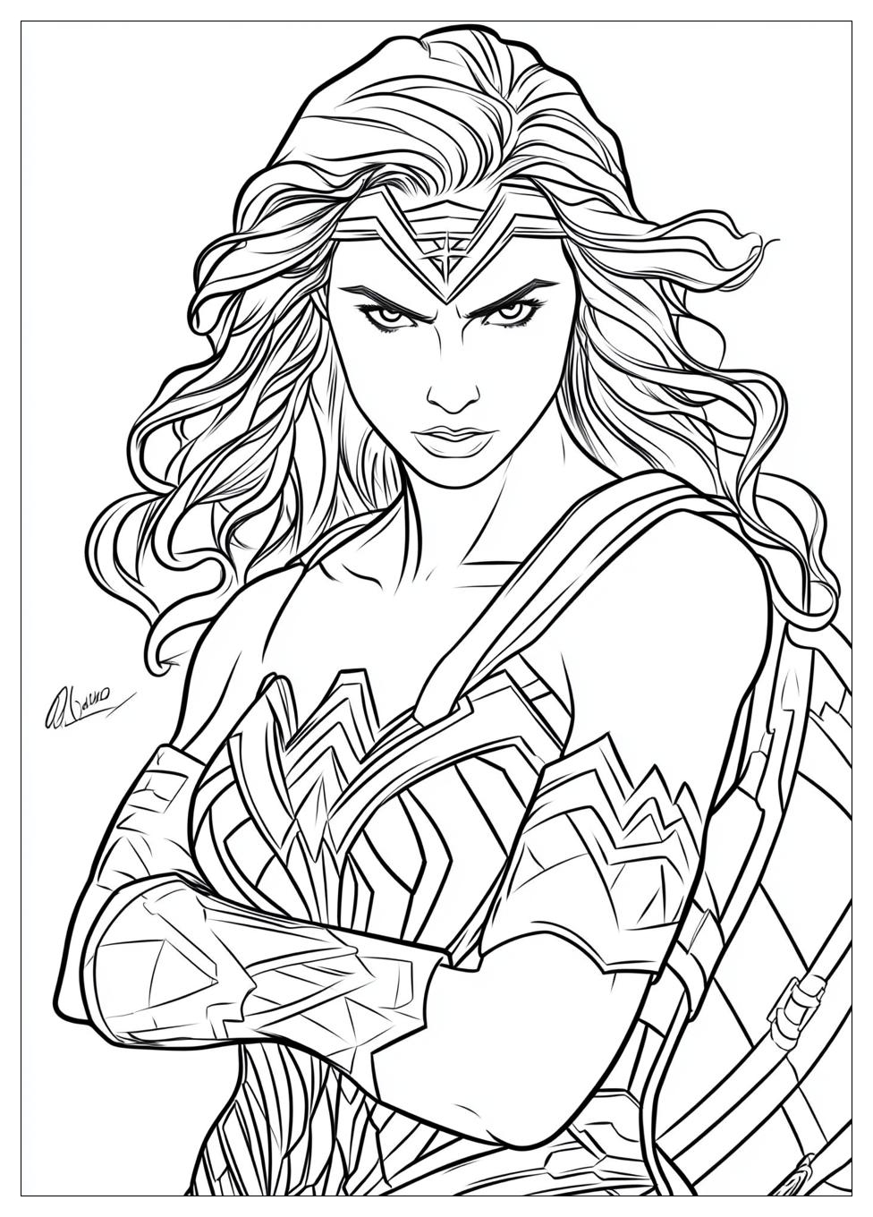 Disegni Wonder Woman Da Colorare 16