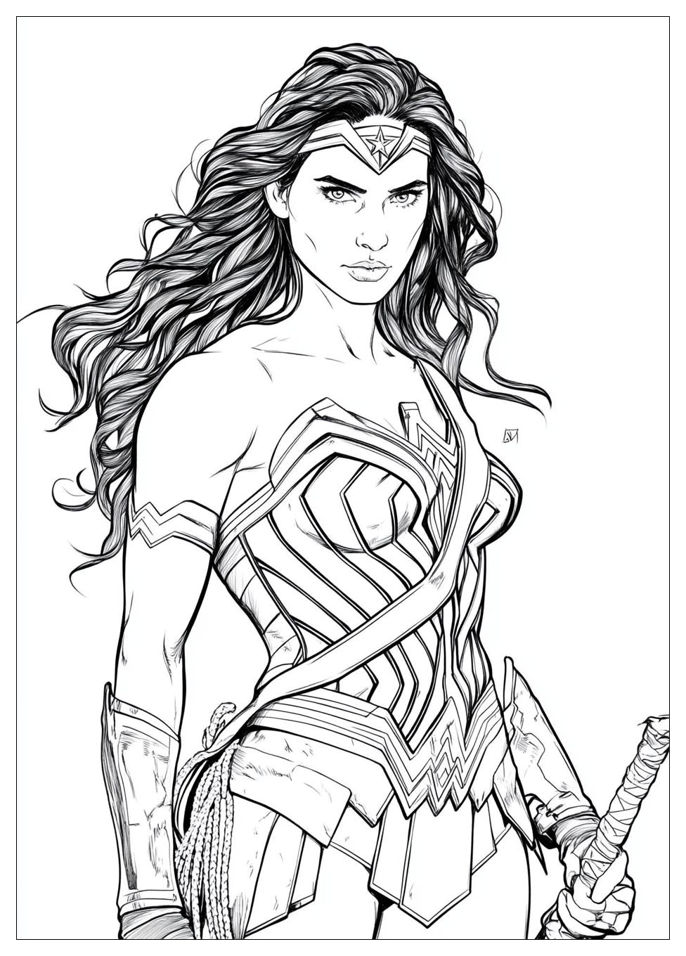 Disegni Wonder Woman Da Colorare 2