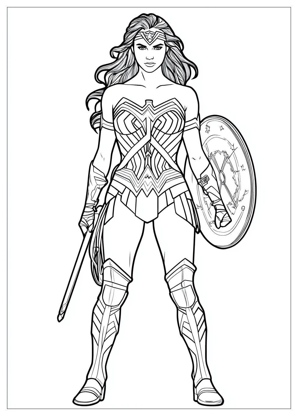 Disegni Wonder Woman Da Colorare 20