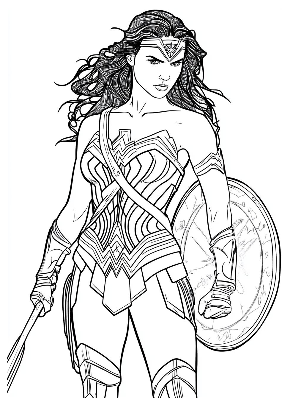 Disegni Wonder Woman Da Colorare 3