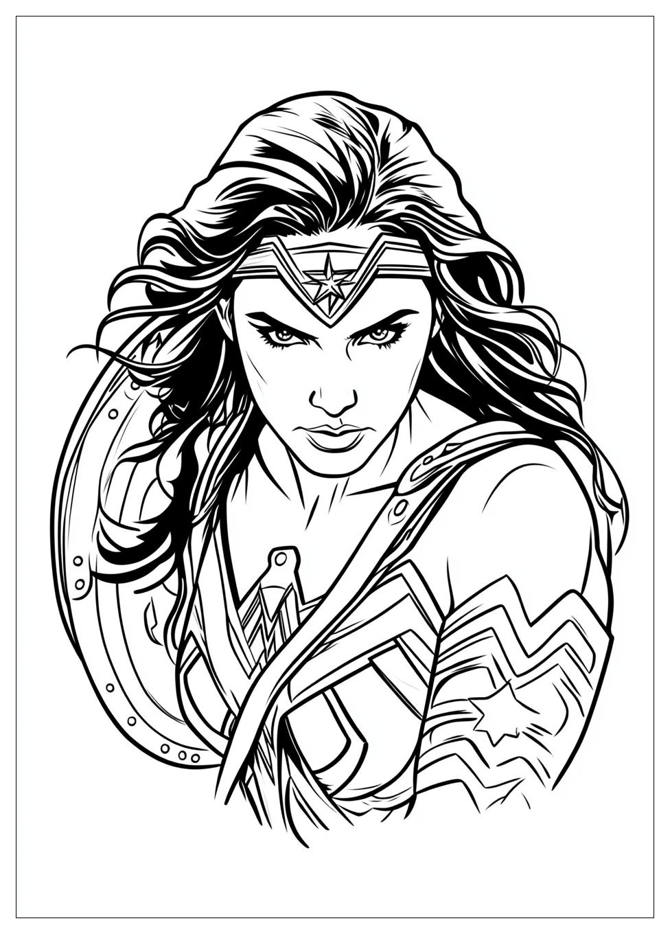 Disegni Wonder Woman Da Colorare 4