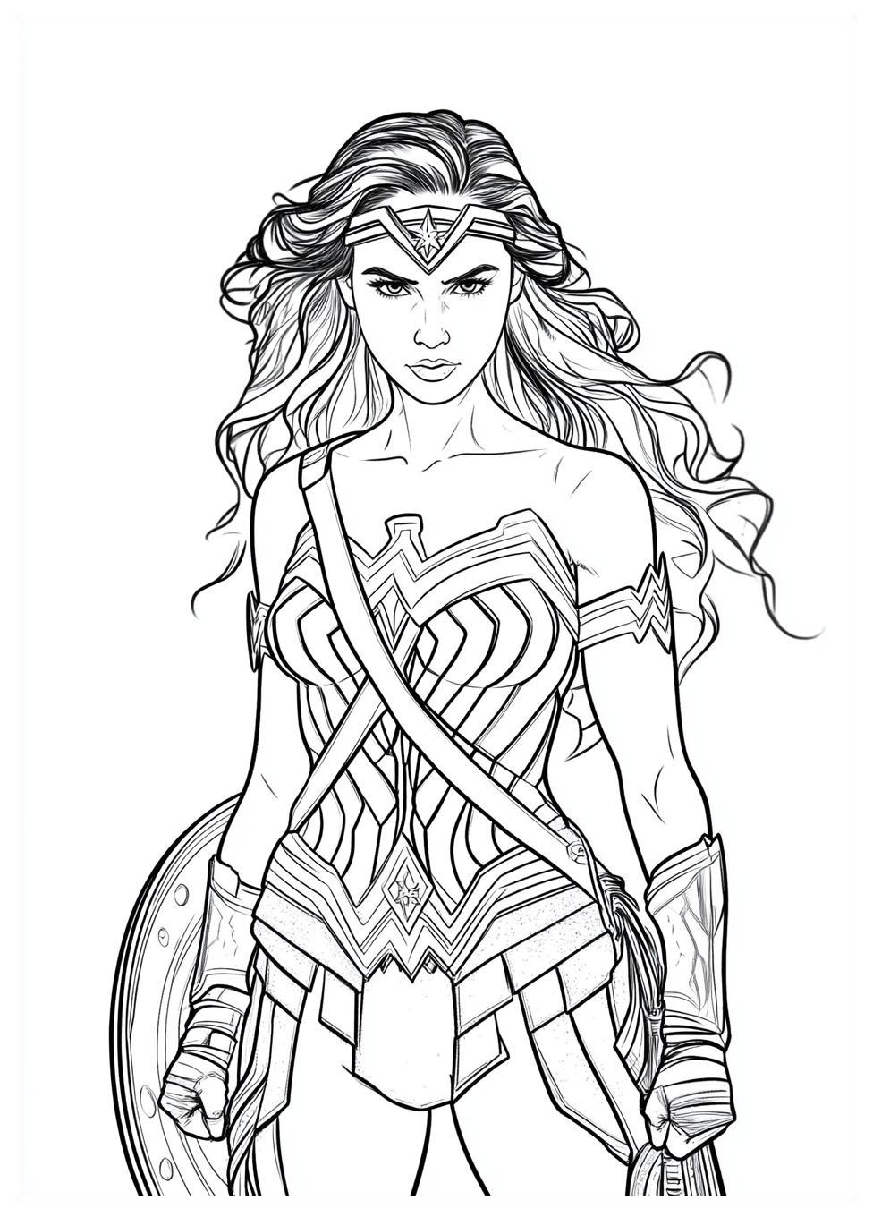 Disegni Wonder Woman Da Colorare 6