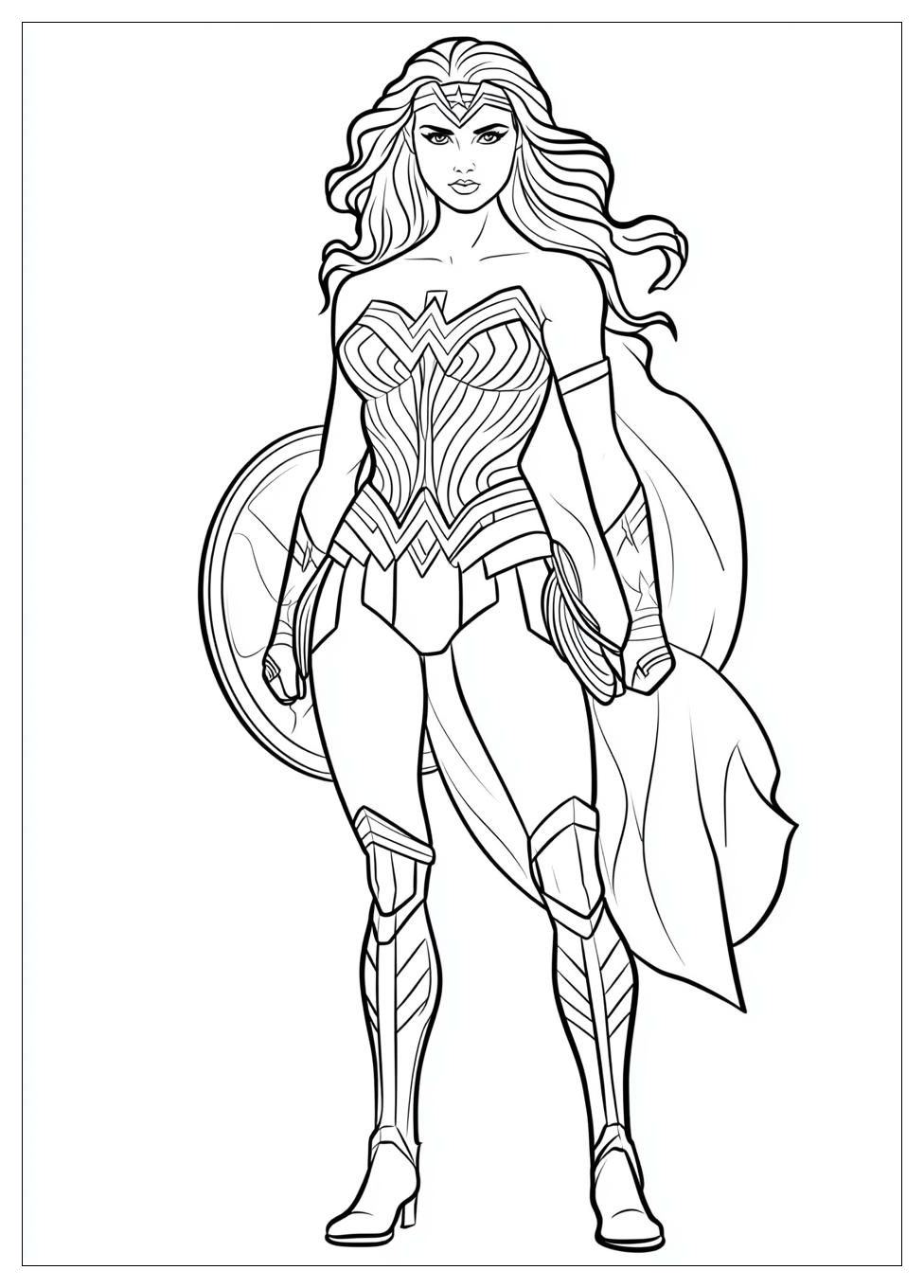 Disegni Wonder Woman Da Colorare 7