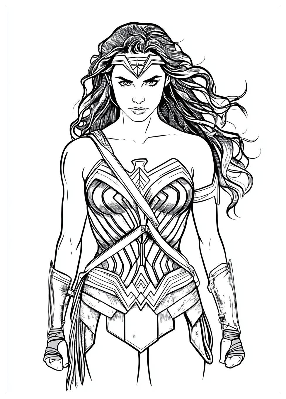 Disegni Wonder Woman Da Colorare 8