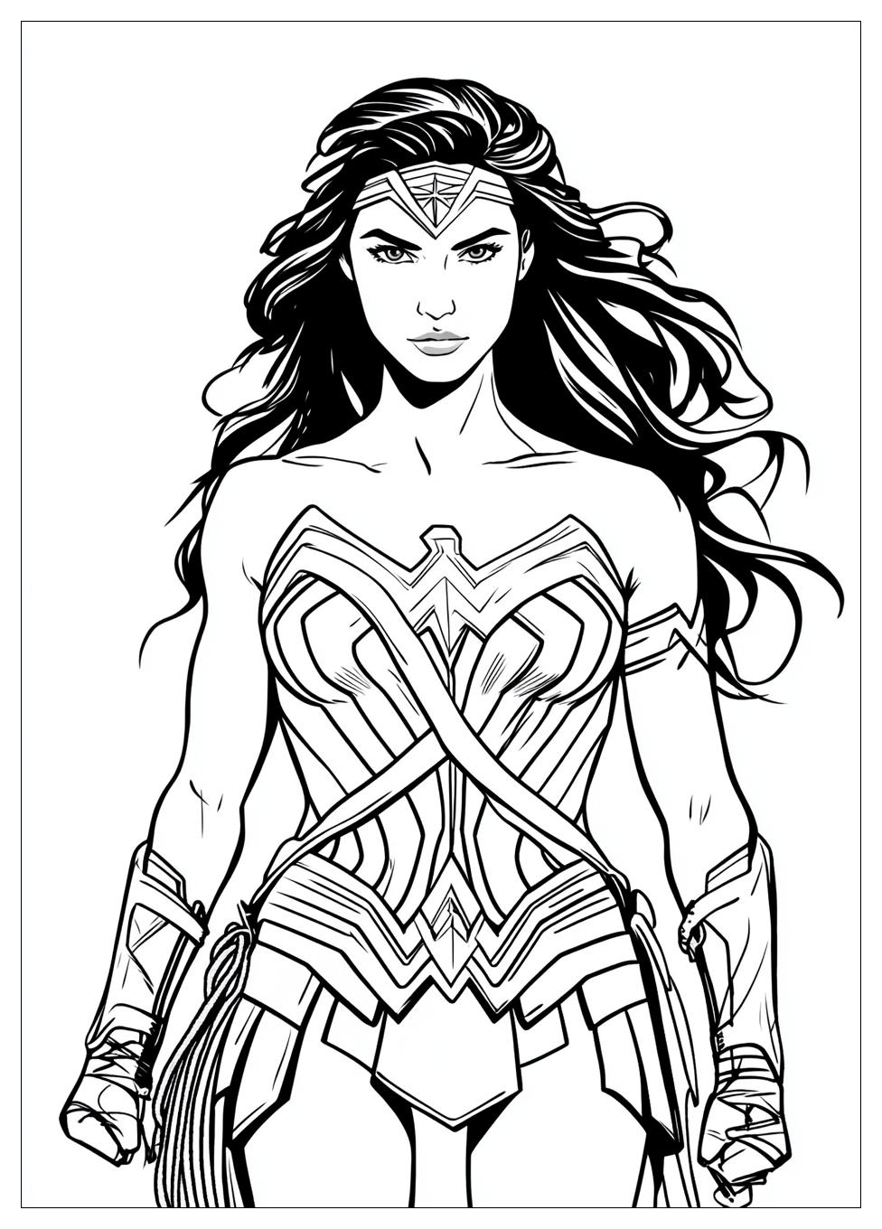 Disegni Wonder Woman Da Colorare 9