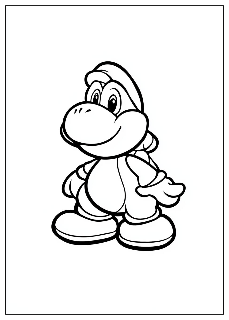 Disegni Yoshi Da Colorare 1