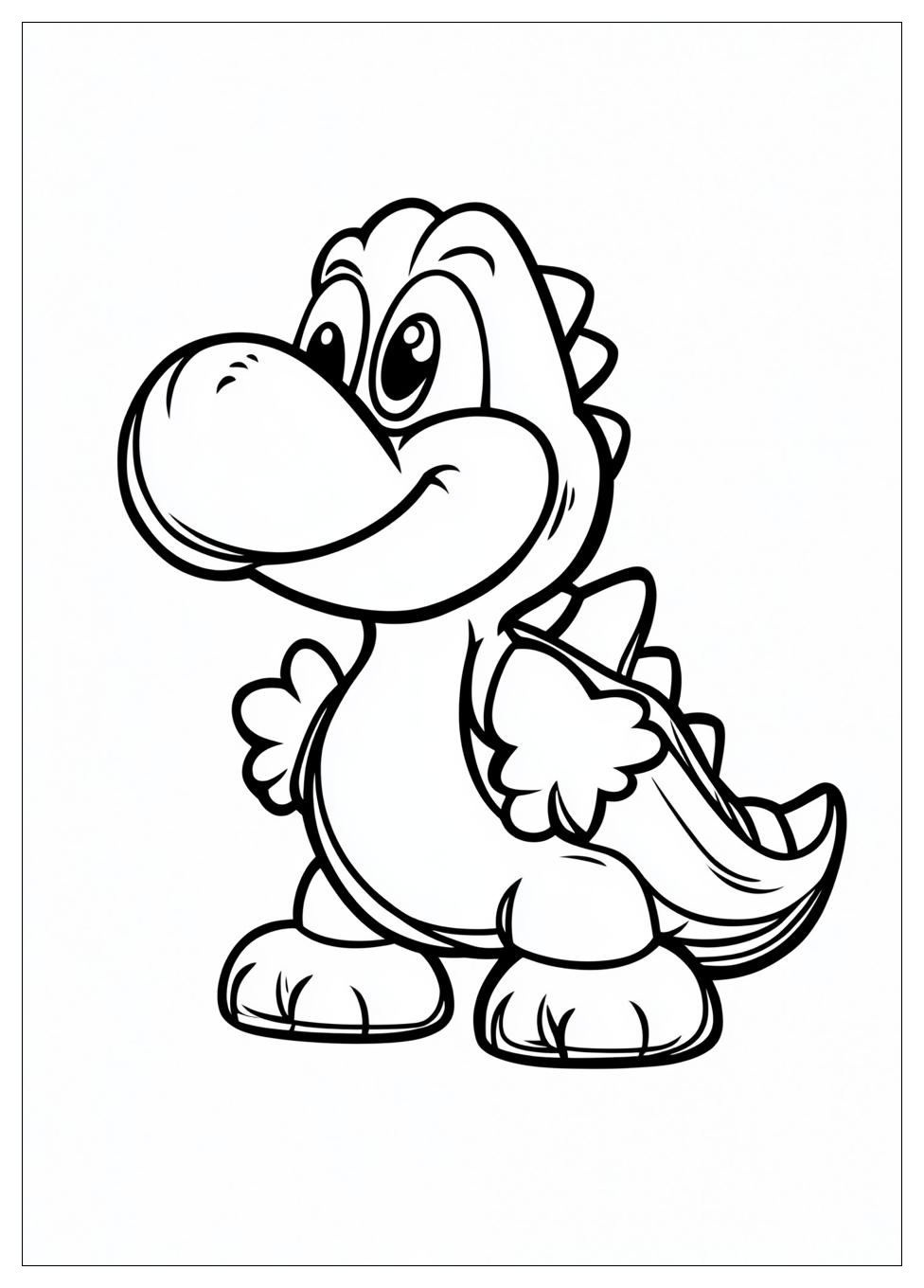 Disegni Yoshi Da Colorare 16