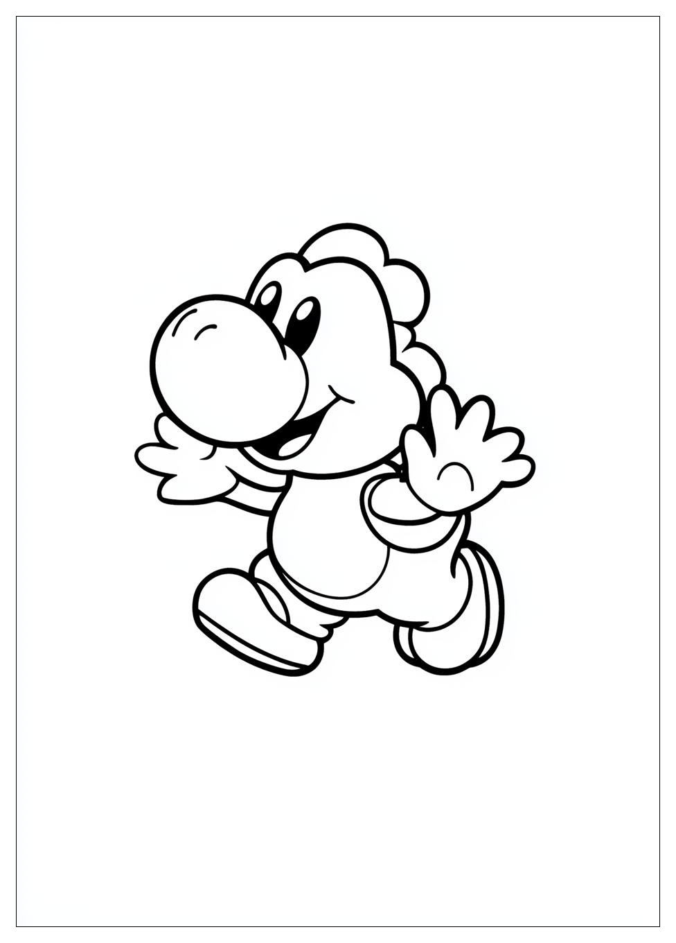 Disegni Yoshi Da Colorare 17