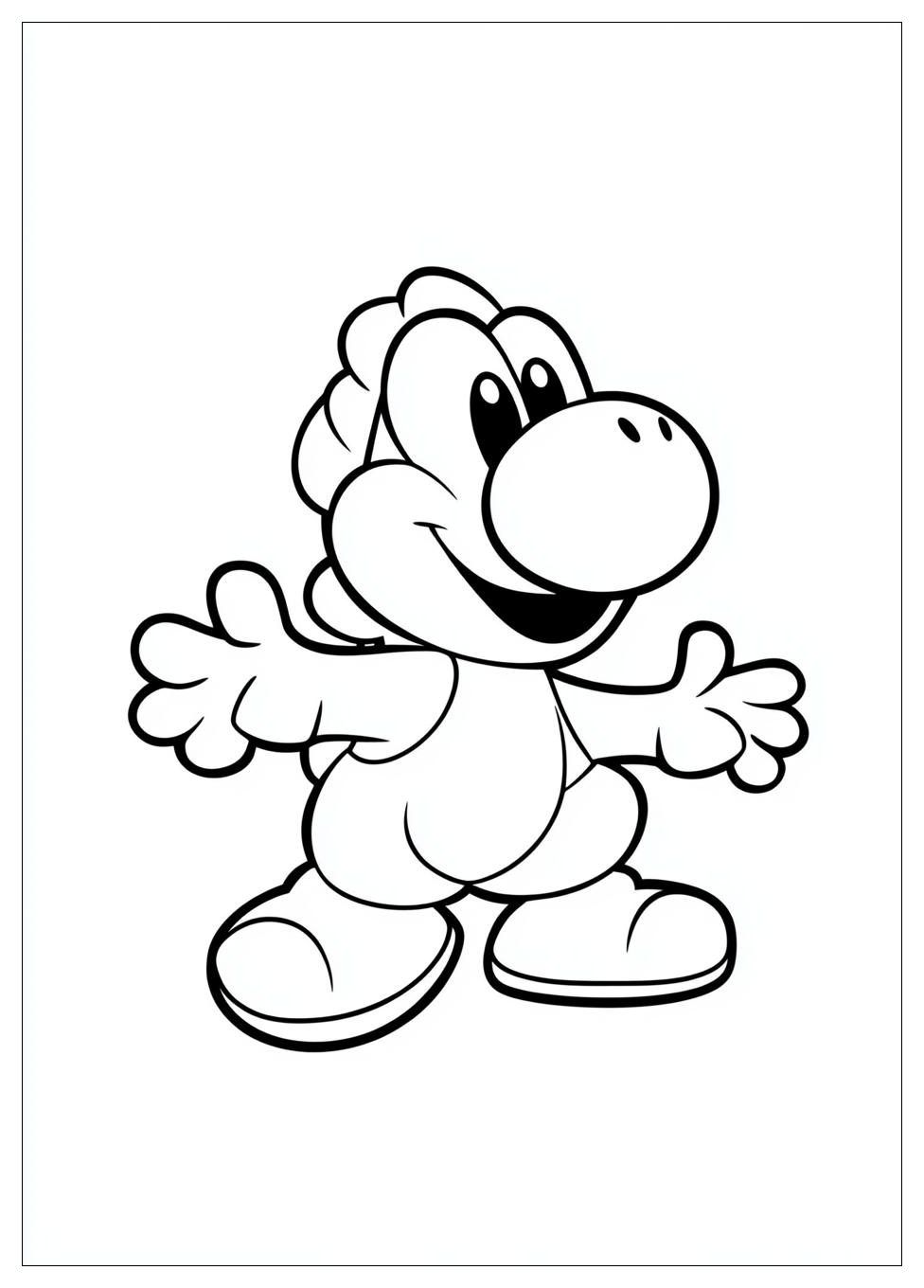 Disegni Yoshi Da Colorare 20