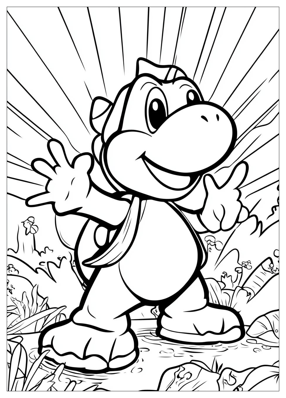 Disegni Yoshi Da Colorare 24