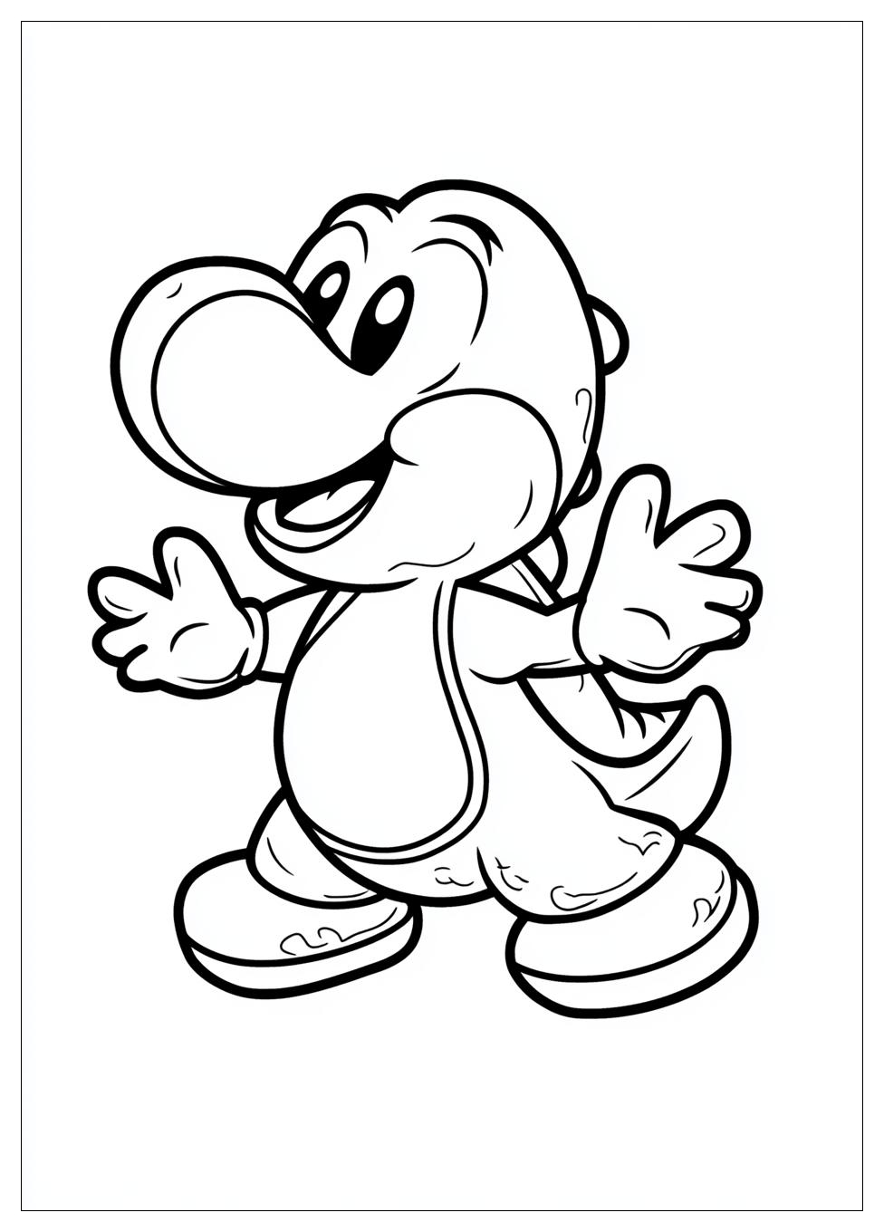 Disegni Yoshi Da Colorare 3