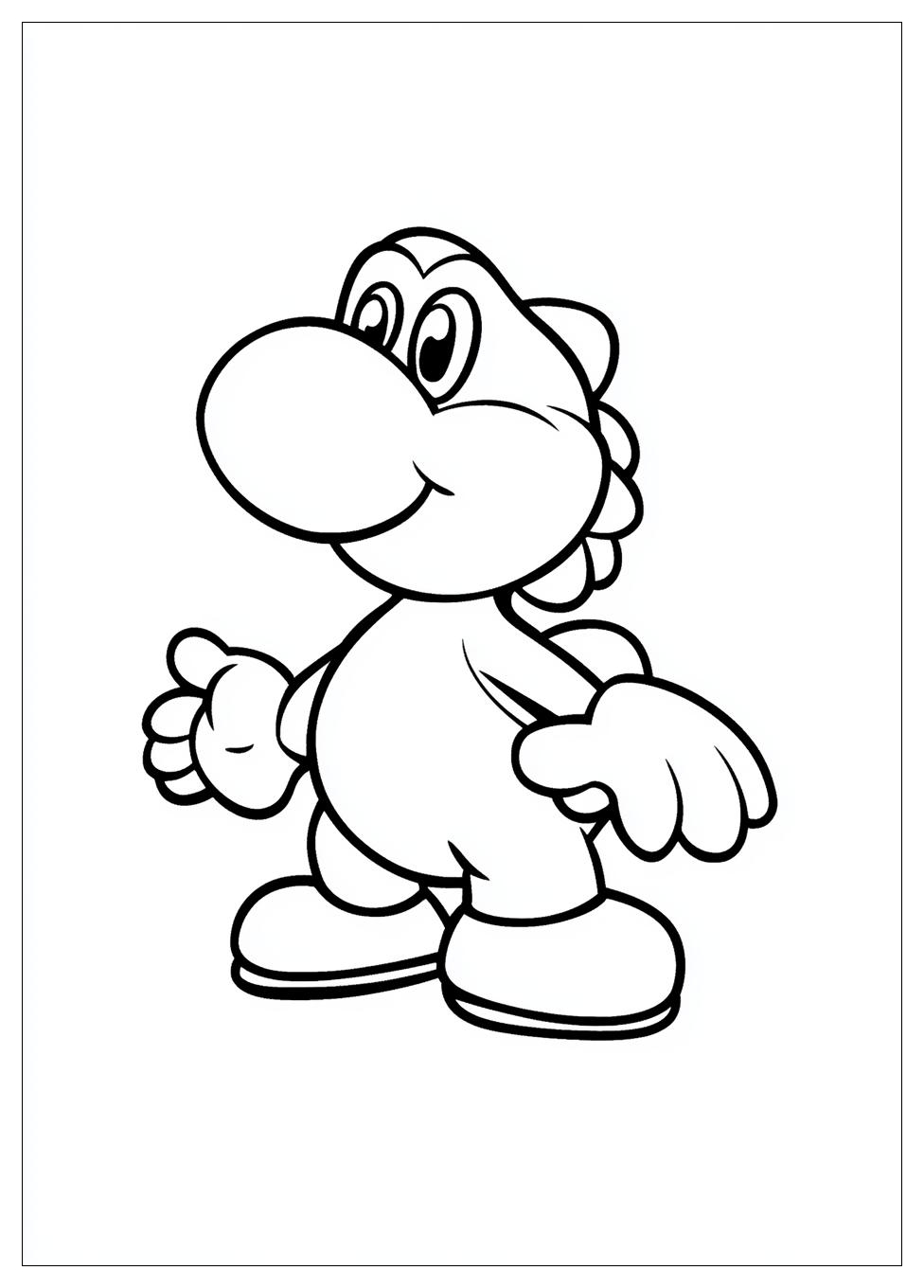 Disegni Yoshi Da Colorare 4