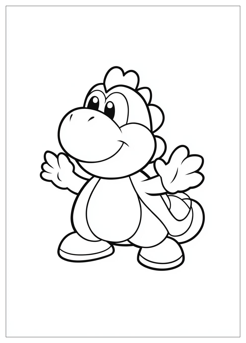 Disegni Yoshi Da Colorare 5