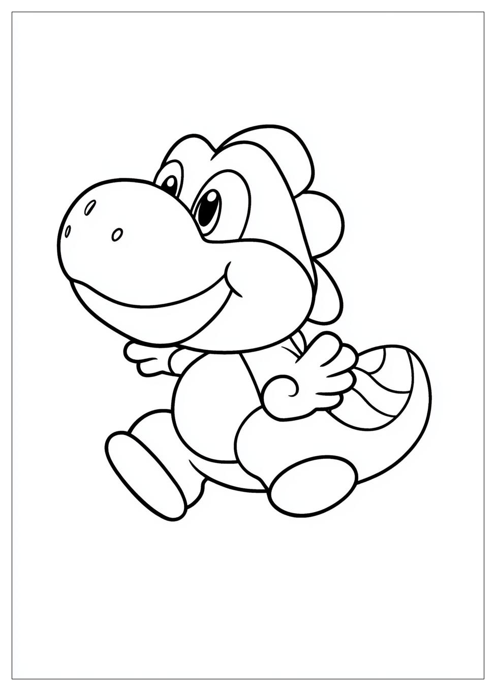 Disegni Yoshi Da Colorare 7