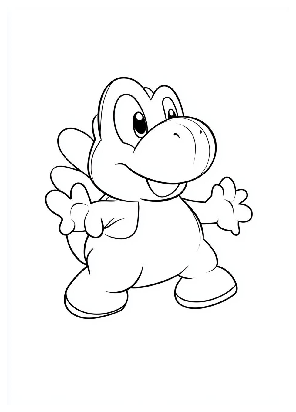 Disegni Yoshi Da Colorare 8