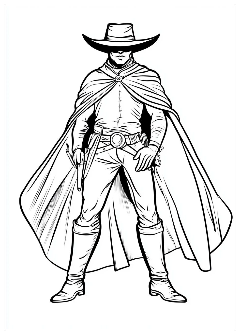 Disegni Zorro Da Colorare 10